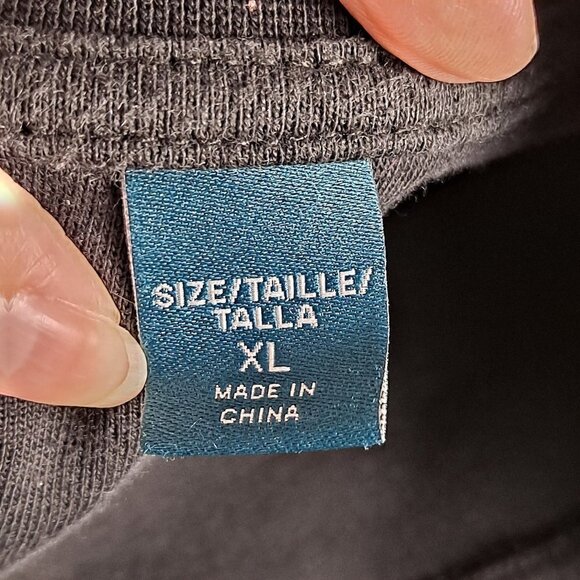 Perry Ellis Size XL Black Quilted Front Bomber Jacket Full Zip Casual EUC - Picture 9 of 12